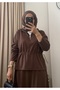 Diva Pike Fabric Skirt Suit Wide Fit Sweat-Skirt Suit - 2