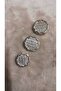 Ǝe Metallized Abs Nickel Plated Button 30 Size 28 mm 10 Pieces - 4