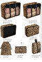 🏅   Premium 8-Piece Leopard Pattern Travel Luggage Organizer - Suitcase Packing Set Storage Boxes, Pouch - 2 Year Warranty - 2