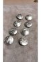 Ǝe Abs Metallized Button 30 Size 20 mm 8 Pieces