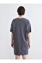 Gray Stranger Things Printed Women's Nightgown - 6