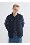 Navy Blue Standard Fit Men's Vest - 5