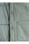 Khaki Stand Collar Boys' Puffer Vest - 2