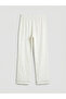 Ecru Shirt Collar Floral Women's Pajama Set - 4