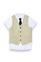 Neutral Waistcoat, Shirt, Trousers & Tie Set - 6