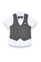 Boys 4 Piece Set Waistcoat, Shirt, Trousers & Bow Tie Set (3 Years–8 Years) - 4