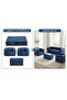 Premium 4-Piece Inflatable Sofa Set - Navy Blue - Waterproof Outdoor & Garden Furniture - 3