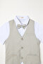 Neutral Waistcoat, Shirt, Shorts & Bow Tie Set - 5