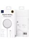 Wi-W009 15W Magnetic Wireless Charger – Fast Charging Aluminum Body – White - 2