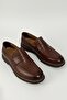 100% Genuine Leather Brown Casual Comfortable Loafer Men's Shoes LUASS28AL0048 - 4