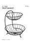 2-Tier Fruit Basket RF13044 for Fruits and Vegetables, Stainless Steel Organizer - 6