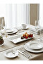 White Ceramic Rectangular Serving Platter – 37.4×18.8 cm - 2