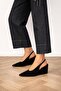 Angel Black Suede Heelled Shoes - 2