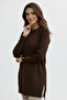 Patterned Tunic N3288 Brown - 2