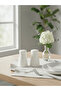 White Ceramic Tabletop Salt & Pepper Shakers - 2