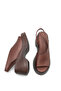 Belavaliaza Brown Women's Daily Stylish Comfortable Sole Genuine Leather Sandals - 4