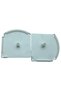 Closed Case Curtain Square Stopper Large Box White Cover Set - 4