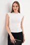 Women's Detailed Zero-Sleeve Camisole Bodysuit - 260027 - 4