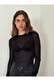 Transparan Fit Knitwear Sweater Women Black - 5