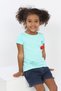 Baby Girl Printed Crew Neck Short Sleeve T-Shirt - 5