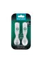 Ergonomic Feeding Spoon and Fork Set White & Owl, 6 Months+ Double - 6