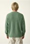 100% Cotton Loose Fit Hair Knit Men's Sweater - 4