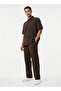 Men Regular Fit Crinkled Casual Pants - 4