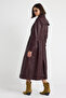 Women's Genuine Burgundy Color Leather Jacket French Pardüse - 7