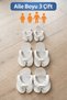 Family Size 3 Pairs of Eva Slippers |   Hotel Spa Hospital Guest Use