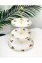 3-tier stand for hospitality and serving, Ramadan pattern - 2