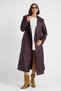 Women's Genuine Burgundy Color Leather Jacket French Pardüse - 2
