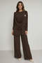 Double Suit with Buckle M3003 Brown