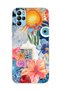 Omix X300 / X500 Compatible Transparent Phone Case with Sunflowers and Evil Eye Pattern