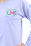 Girl's Printed Crew Neck Long Sleeve T-Shirt - 2