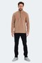Comfortable to Wear Fleece Top Jacket Men's Winter Top Clothing for Hiking Nature Top Soil - 7
