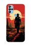 General Mobile Gm 21 Pro Compatible Cowboy Sunset Pattern Transparent Phone Case