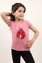 Baby Girl Printed Crew Neck Short Sleeve T-Shirt