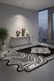 Sdt Wave Detailed Woven Base Modern Decorative Carpet Sdt260 - 2