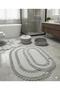 Jute, Wicker, Bathroom Set, Bath Mat, Mat Set, Makeup Basket, Bath Bucket, Toilet Mat, - 2
