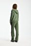 Hooded Black Tracksuit Set with Sequin Detail / Black Sequin Detailed Tracksuit Set - 8