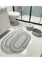 Jute, Wicker, Bathroom Set, Bath Mat, Mat Set, Makeup Basket, Bath Bucket, Toilet Mat, - 3
