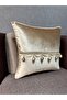 Woven Velvet Atlas Mink Beaded Tassel 43X43 Square - 3