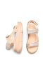 Vanessa Vellini Beige Women's Daily Orthopedic Sole Comfortable Lightweight Stylish Velcro Adjustable Buckle Sandals - 4