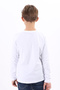 Boys' Printed Crew Neck Long Sleeve T-Shirt - Pocket Detail - 3