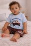 Infant Boys’ 2-Piece Set – “Wild Adventure” Interactive Car Door Tee & Shorts - 3