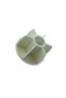 38' Jumbo Mechanism Transparent Round Pin Cream Pipe End - 8