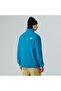Glacier Fleece Men's Blue Mock Neck Sweatshirt - 3