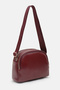Women's Burgundy 3-Compartment Quality Lined Daily Crossbody and Shoulder Bag - 6