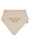 Embossed Leaf Print Baby Bib - Elephant Tooth - 4
