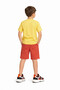 Boys Arizona Graphic T-Shirt & Rust Orange Shorts Set - 2